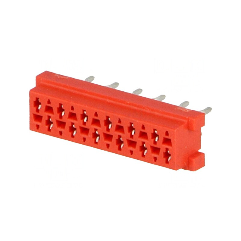 Micro-MaTch Soclu Mamă 12 Pin THT pentru PCB 2x6 | Electronic-mag.ro | Componente Electronice