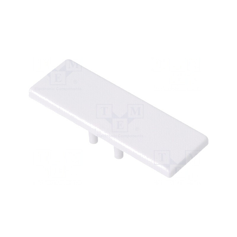 Obturator Alb pentru Profile LED, Set 2 Bucăți - TOPMET | Electronic-mag.ro | Componente Electronice