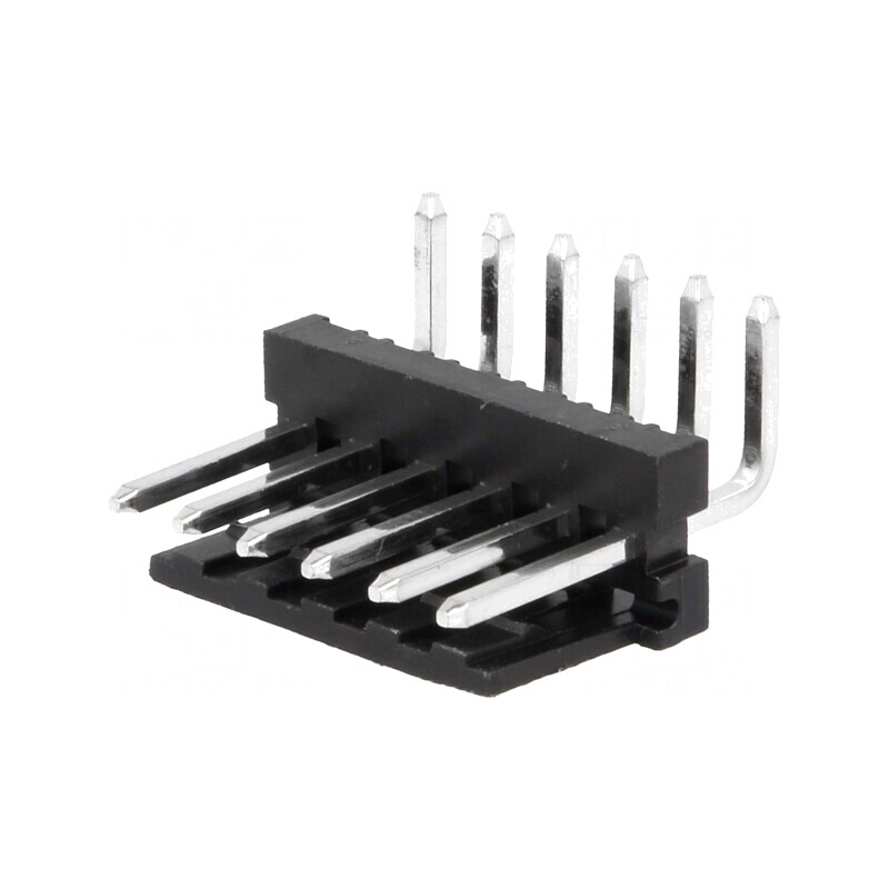 Soclu cablu-placă tată 6 pini 3,96mm THT cositorit | Electronic-mag.ro | Componente Electronice
