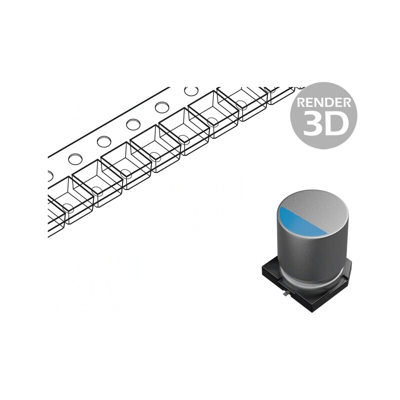 Condensator Polimeric Low ESR 68uF 16V SMD | Electronic-mag.ro | Componente Electronice