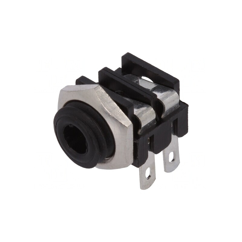 Soclu Jack 3.5mm Mamă Mono 2 Piste 90° Lipire | Electronic-mag.ro | Componente Electronice