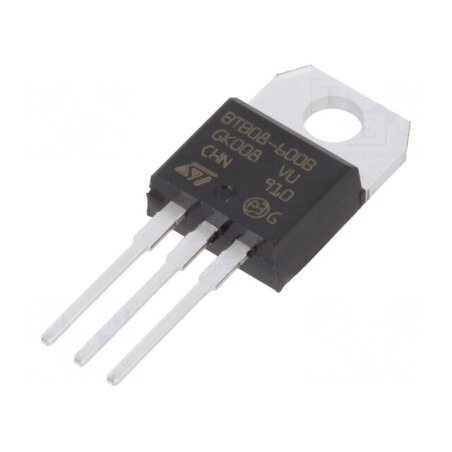 Triac 600V 8A TO220AB 50mA | Electronic-mag.ro | Componente Electronice