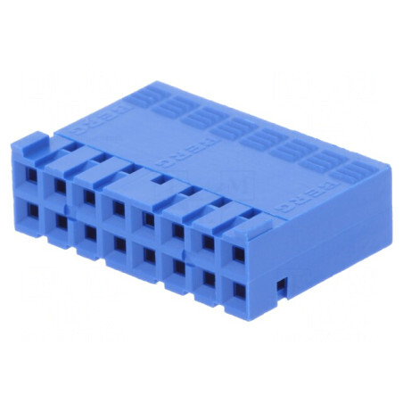 Mufă cablu-placă mamă Dubox® 2,54mm 16 pini fără contacte | Electronic-mag.ro | Componente Electronice
