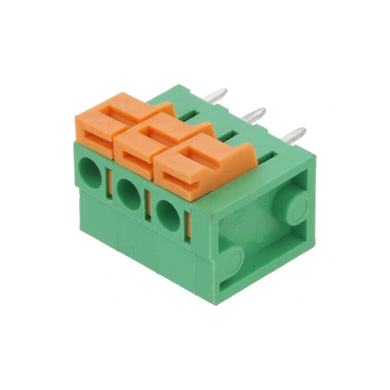 Regletă Conexiuni PCB 5,08mm 3 Piste | Electronic-mag.ro | Componente Electronice