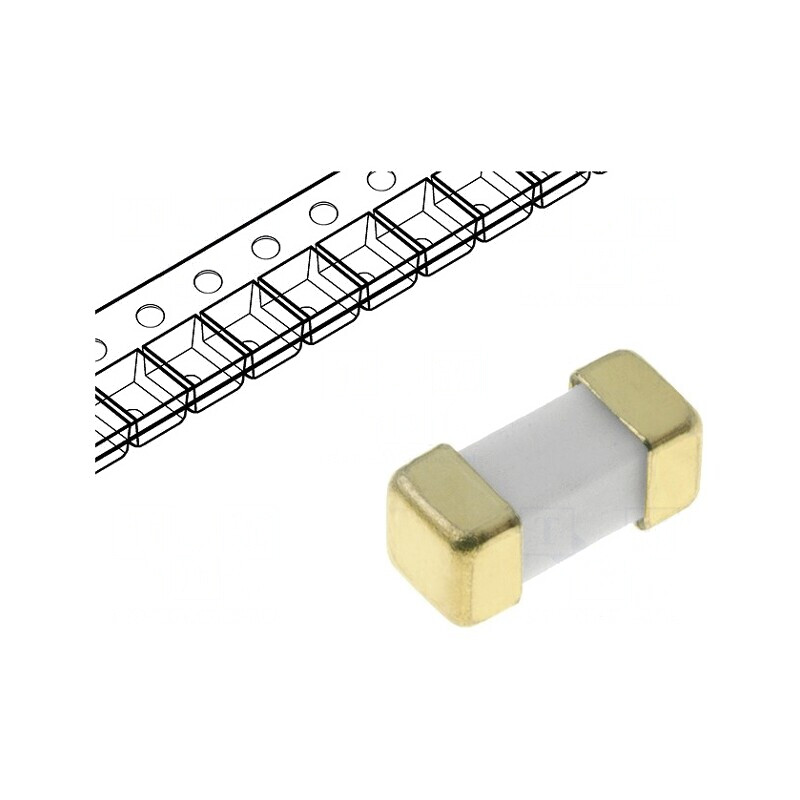 Siguranță întârziere 1A 125V SMD ceramică | Electronic-mag.ro | Componente Electronice