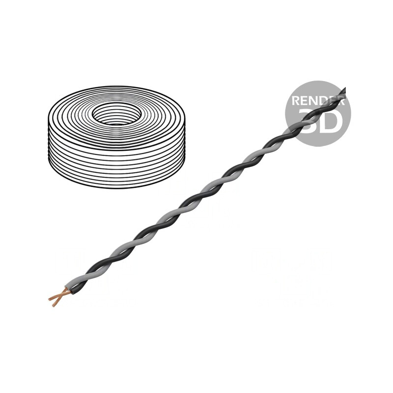 Cablu Echipament 2x0,25mm² 100m | Electronic-mag.ro | Componente Electronice Cablu Echipament 2x0,25mm² 100m | Electronic-mag.ro | Componente Electronice