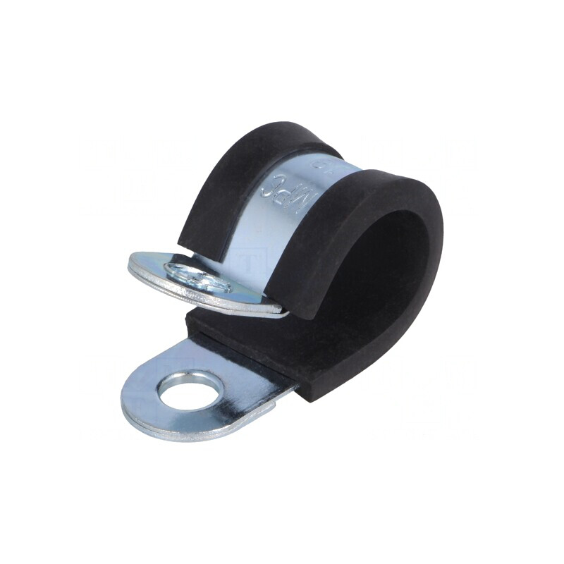 Clipsuri Ø18mm oțel cu protecție EPDM | Electronic-mag.ro | Componente Electronice
