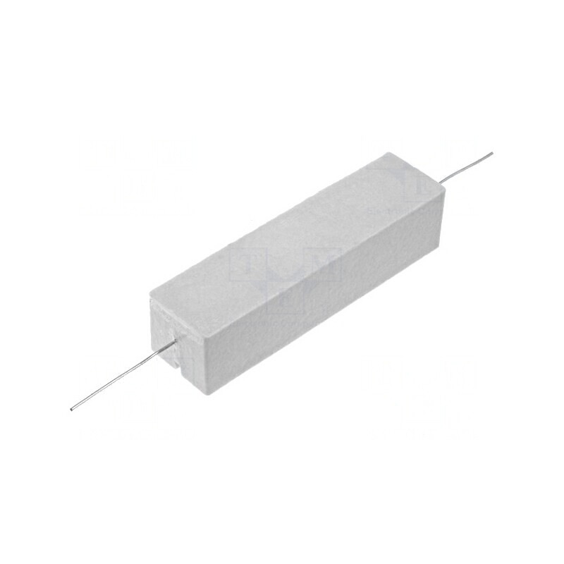 Rezistor Bobinat Ciment THT 10Ω 30W 5% 19x17x75mm | Electronic-mag.ro | Componente Electronice