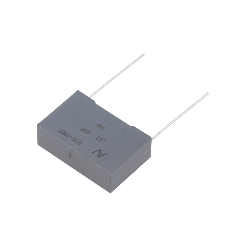 Condensator Polipropilenă 0,22uF THT ±5% | Electronic-mag.ro | Componente Electronice