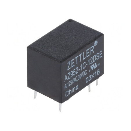 Releu Electromagnetic SPDT 12VDC 1A PCB | Electronic-mag.ro | Componente Electronice