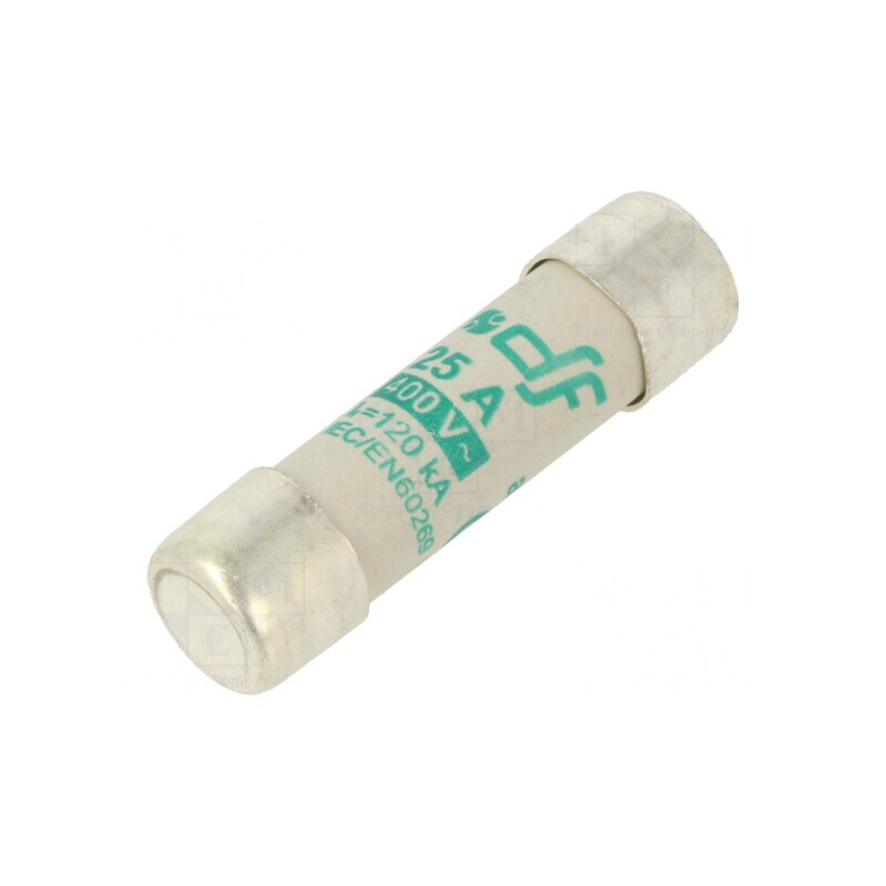 Siguranță AM 25A 400V 10.3x38mm | Electronic-mag.ro | Componente Electronice
