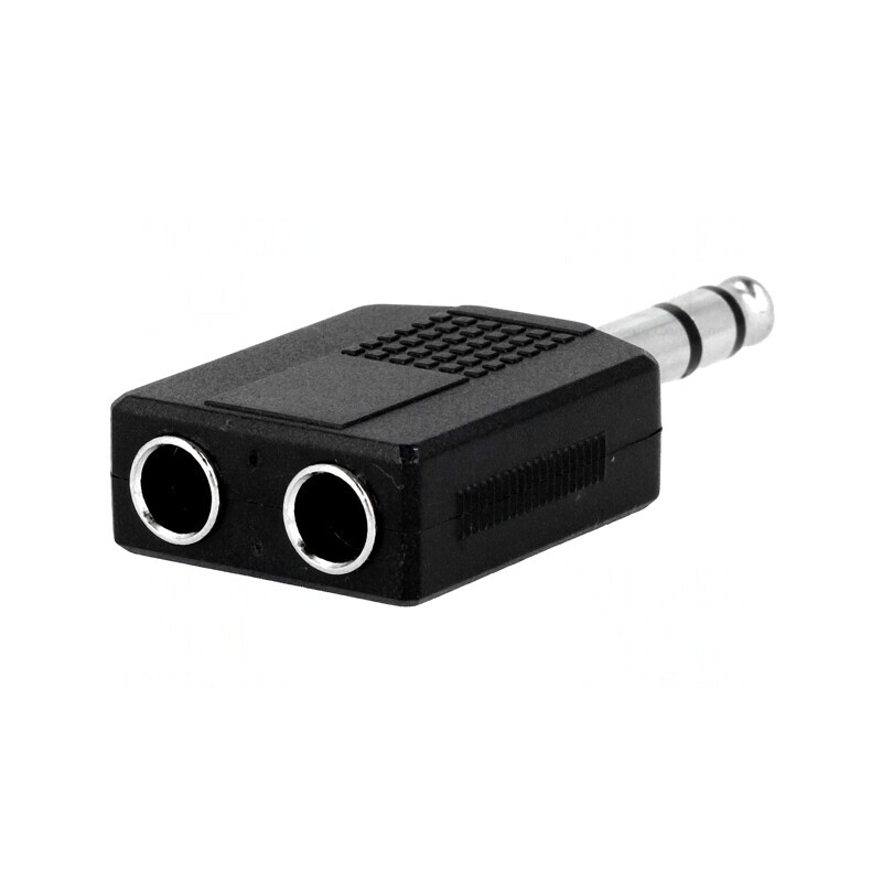 Splitter Audio Jack 6,3mm Soclu x2 la 6,3mm Mufă Stereo | Electronic-mag.ro | Componente Electronice
