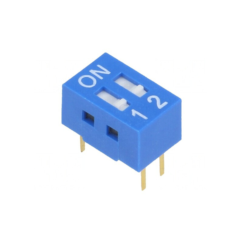 Comutator DIP-SWITCH 2 Secțiuni ON-OFF 0.05A 12VDC | Electronic-mag.ro | Componente Electronice Comutator DIP-SWITCH 2 Secțiuni ON-OFF 0.05A 12VDC | Electronic-mag.ro | Componente Electronice