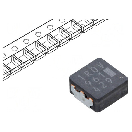 Inductor SMD 1uH 9,9A 6,4x6x3mm | Electronic-mag.ro | Componente Electronice