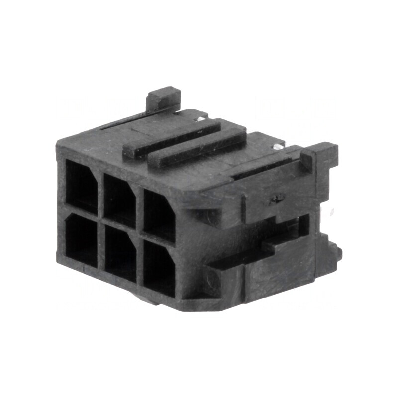 Soclu cablu-placă Micro-Fit 3.0 6 pini 3mm drept 5A | Electronic-mag.ro | Componente Electronice