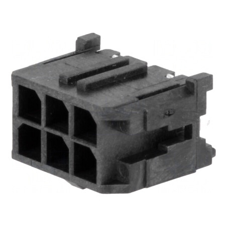 Soclu cablu-placă Micro-Fit 3.0 6 pini 3mm drept 5A | Electronic-mag.ro | Componente Electronice