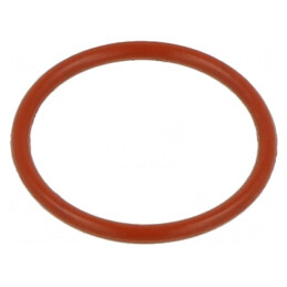 Garnitură O-ring silicon roșie 5mm x 75mm | Electronic-mag.ro | Componente Electronice