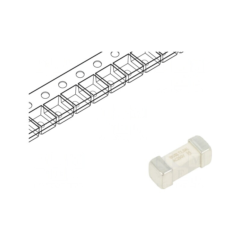 Siguranță Întârziată 1A 250VAC SMD Ceramică | Electronic-mag.ro | Componente Electronice