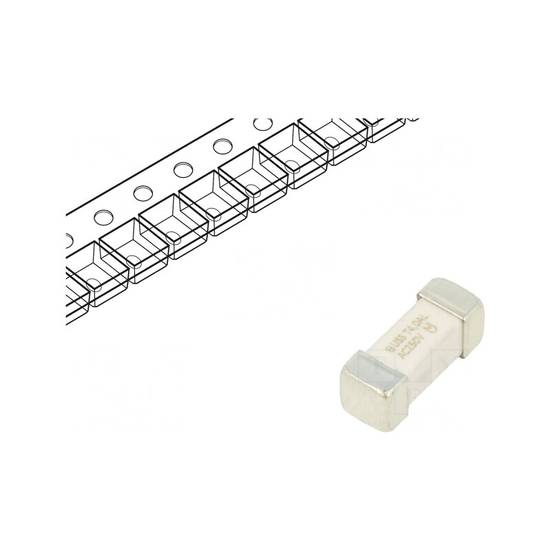 Siguranță întârziere 4A 250V SMD ceramică | Electronic-mag.ro | Componente Electronice