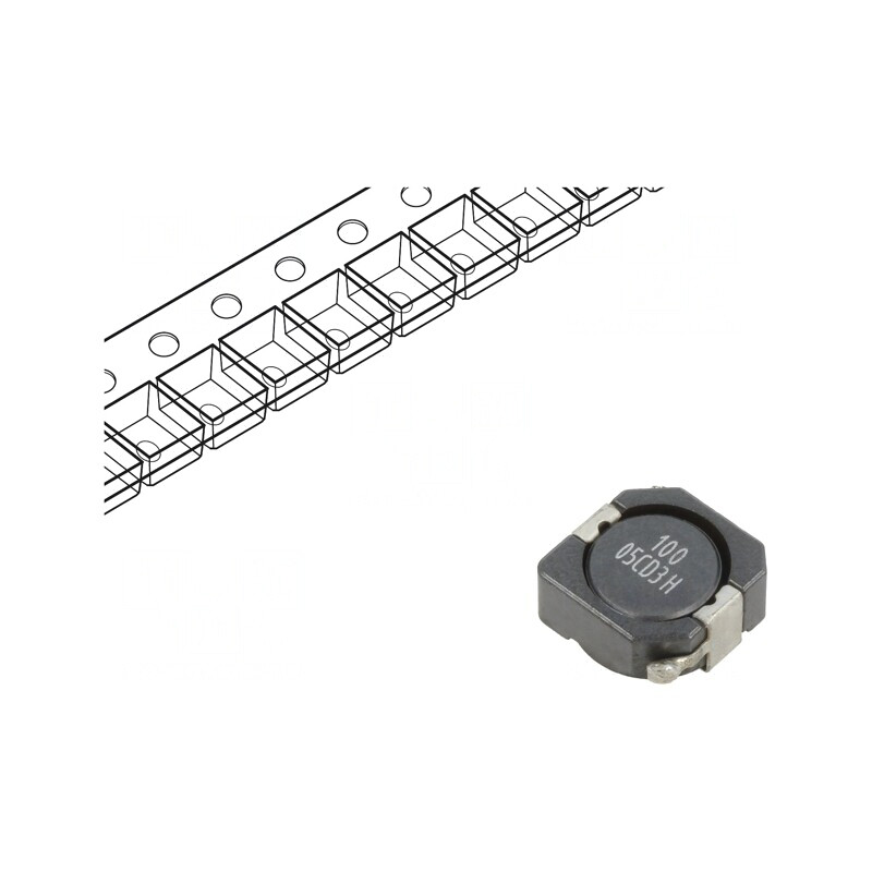 Inductor SMD 10.1uH 4.8A 18mΩ 30% 4.6A | Electronic-mag.ro | Componente Electronice Inductor SMD 10.1uH 4.8A 18mΩ 30% 4.6A | Electronic-mag.ro | Componente Electronice