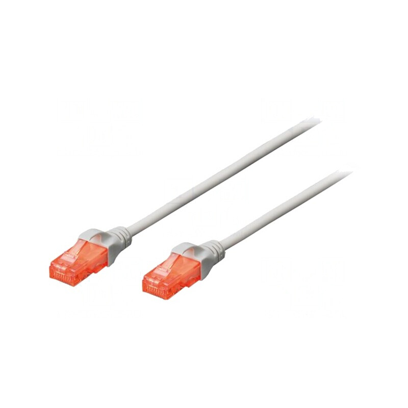 Patch Cord U/UTP 5e Gri 1m 26AWG | Electronic-mag.ro | Componente Electronice