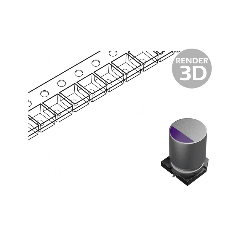 Condensator Polimeric 27uF 25V SMD | Electronic-mag.ro | Componente Electronice