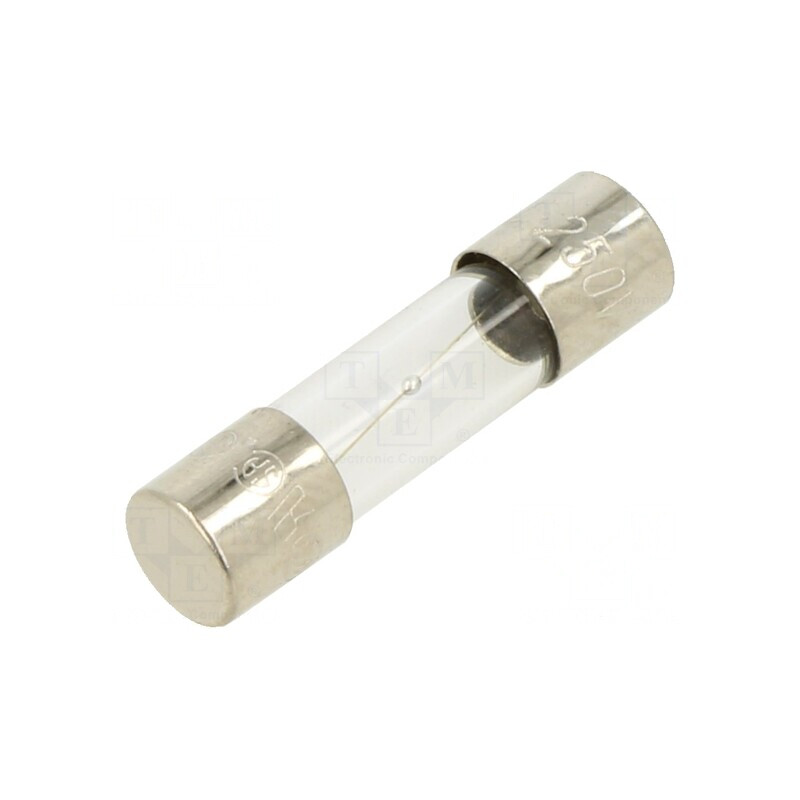 Siguranță Întârziată 630mA 250V Sticlă 5x20mm | Electronic-mag.ro | Componente Electronice