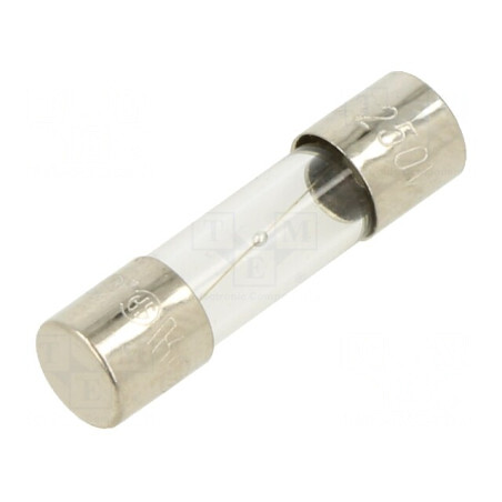 Siguranță Întârziată 630mA 250V Sticlă 5x20mm | Electronic-mag.ro | Componente Electronice
