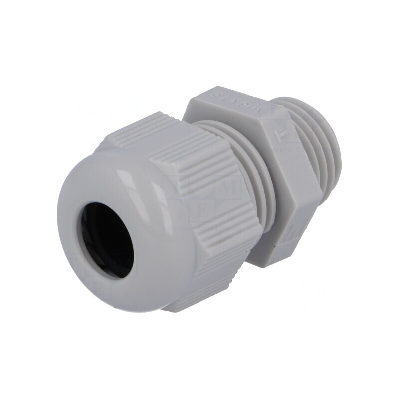 Garnitură de etanşare poliamidă gri M16 IP68 | Electronic-mag.ro | Componente Electronice