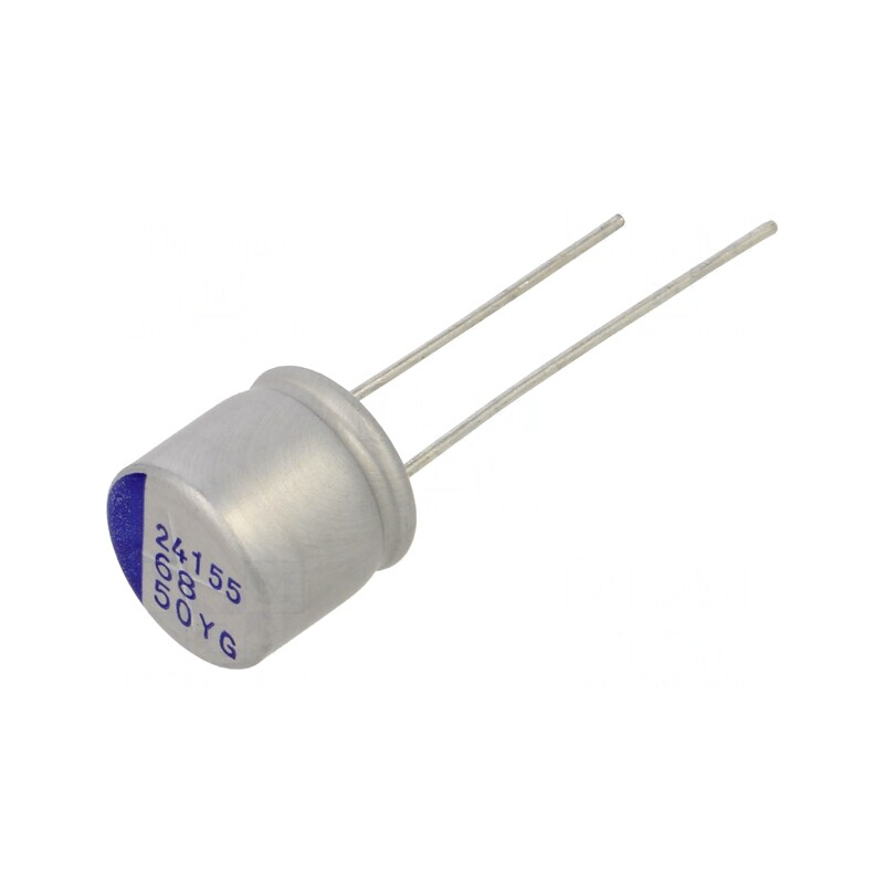 Condensator Hibrid THT 68uF Ø10x9,5mm -55÷125°C | Electronic-mag.ro | Componente Electronice
