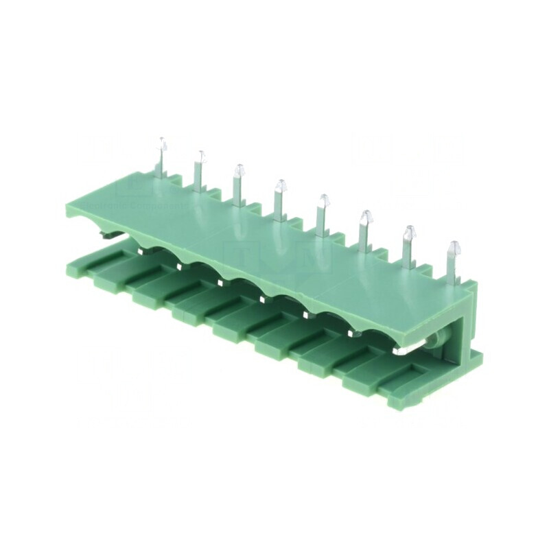 Regletă de conexiuni deconectabilă 5mm 8 piste 90° | Electronic-mag.ro | Componente Electronice