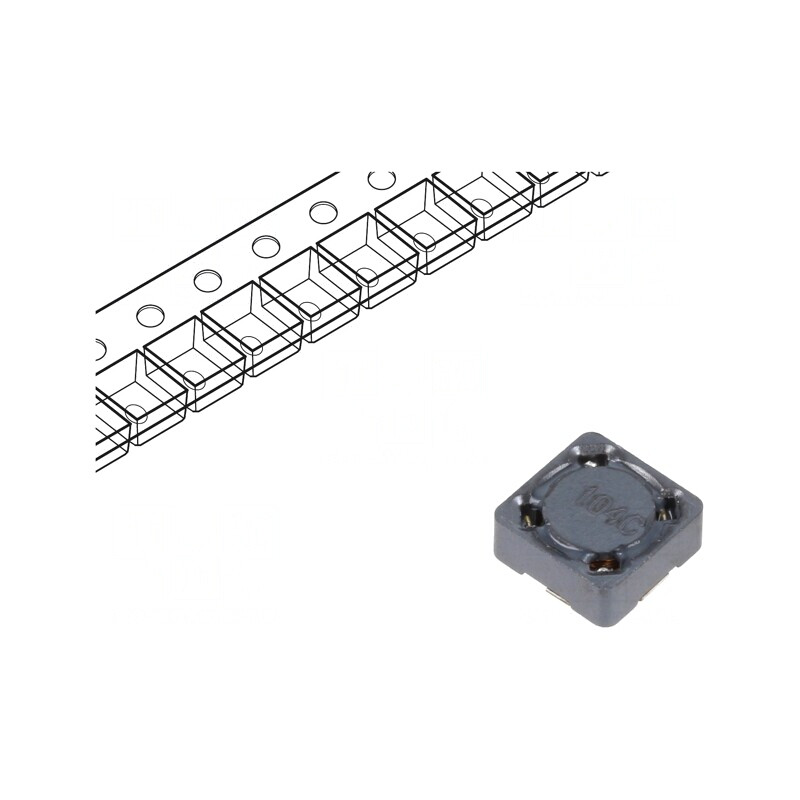 Inductor SMD 100uH 700mA 7,3x7,3x3,55mm | Electronic-mag.ro | Componente Electronice