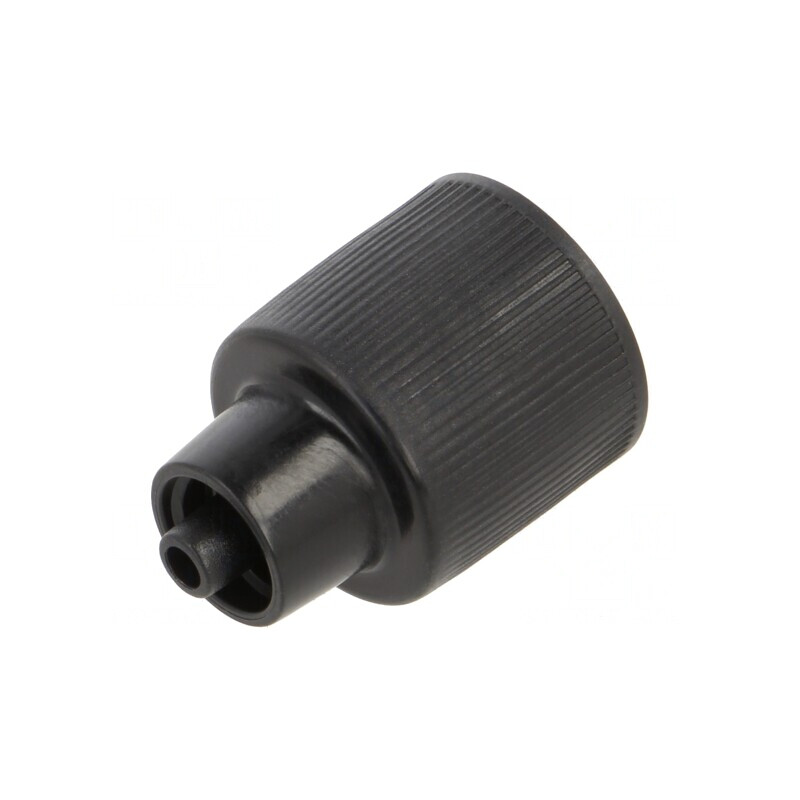 Capac Negru pentru Flacon cu Fixare Luer Lock | Electronic-mag.ro | Componente Electronice