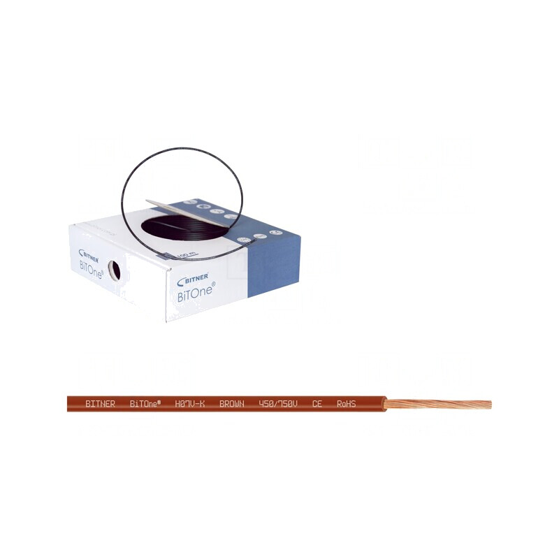 Cablu Electric BiTOne Cu 2.5mm2 PVC Maro 100m | Electronic-mag.ro | Componente Electronice