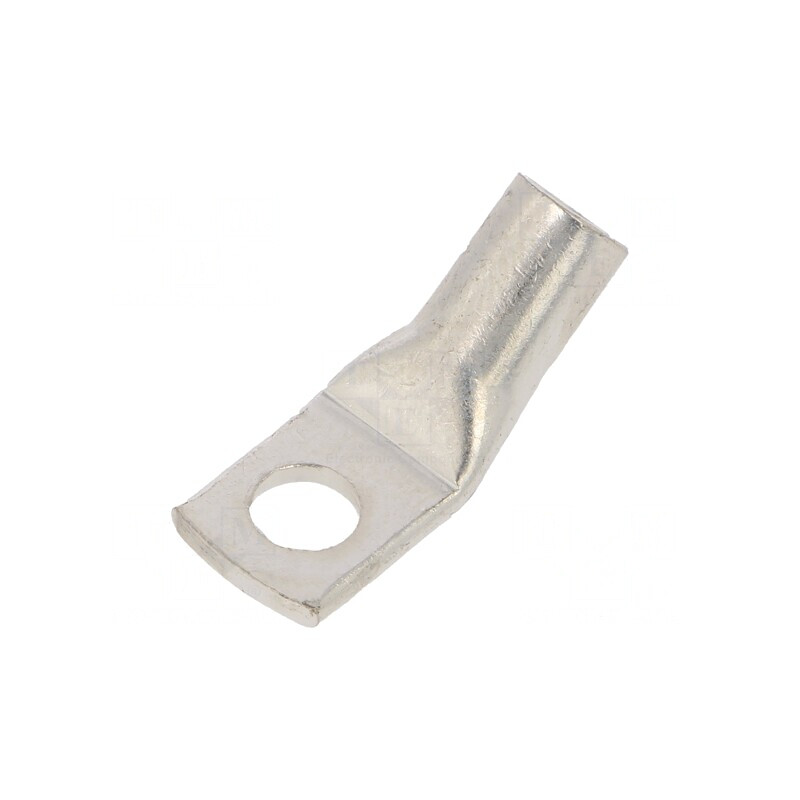 Vârf Inelar Tubular Crimpat M6 16mm2 - Unghi 45° | Electronic-mag.ro | Componente Electronice