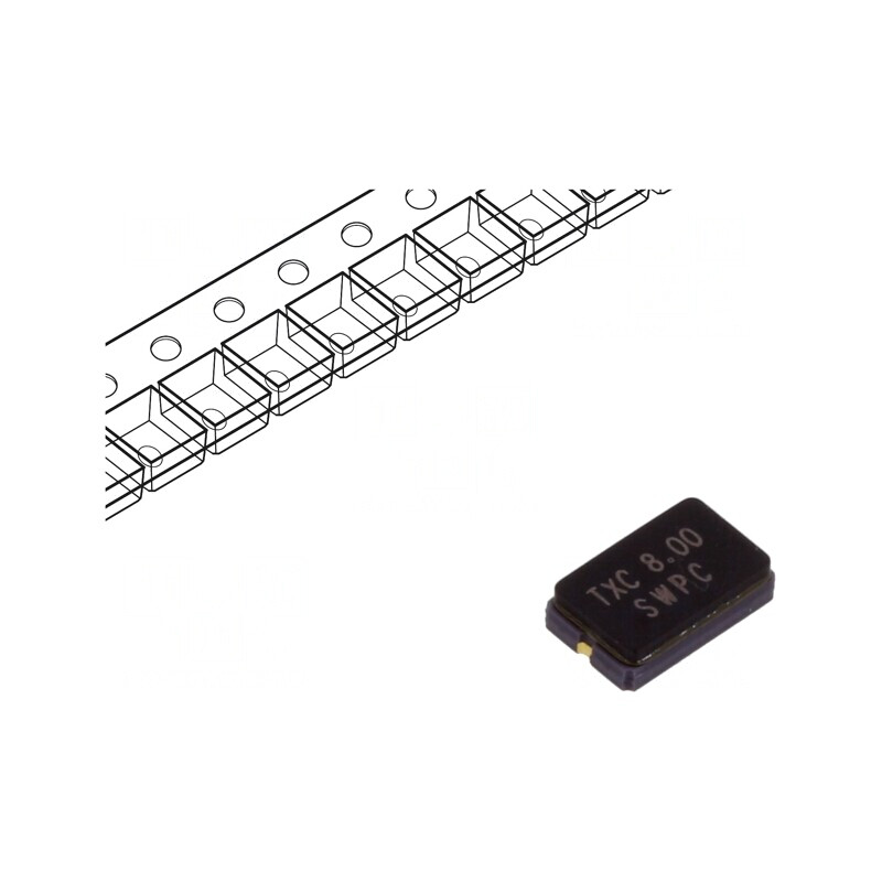 Rezonator de cuarţ 8MHz SMD 5x3,2x1,2mm | Electronic-mag.ro | Componente Electronice