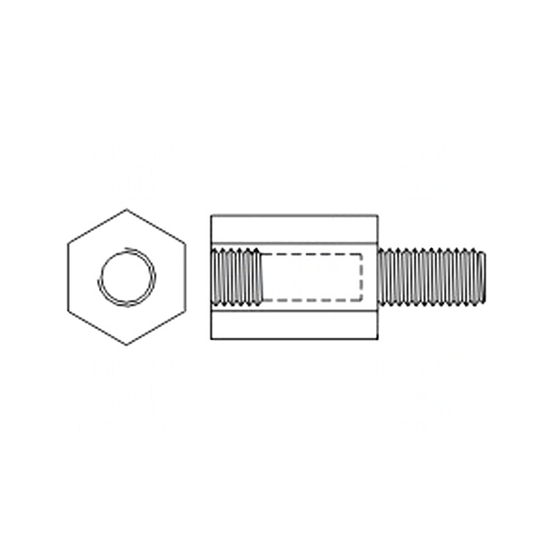 Piuliţă distanţieră filetată M5 60mm | Electronic-mag.ro | Componente Electronice