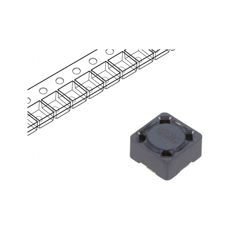 Inductor SMD 68uH 1050mA 7.3x7.3x4.55mm | Electronic-mag.ro | Componente Electronice Inductor SMD 68uH 1050mA 7.3x7.3x4.55mm | Electronic-mag.ro | Componente Electronice