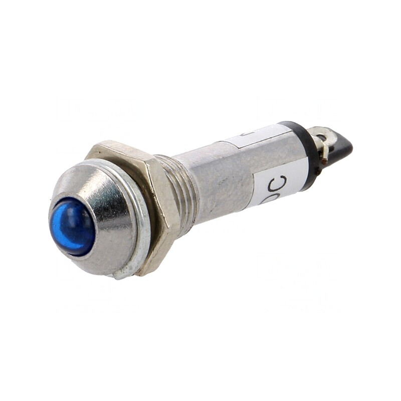 Lampă LED de Control Albastră 24VDC 8,2mm IP40 | Electronic-mag.ro | Componente Electronice