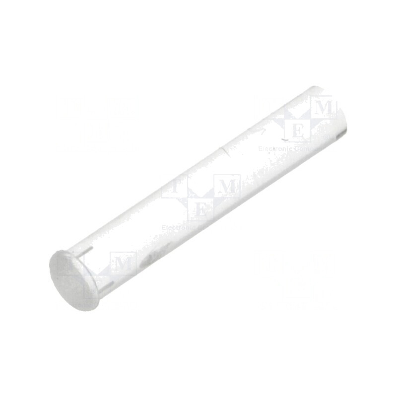Tub LED Rotund Ø3mm Frontal Convex Drept | Electronic-mag.ro | Componente Electronice