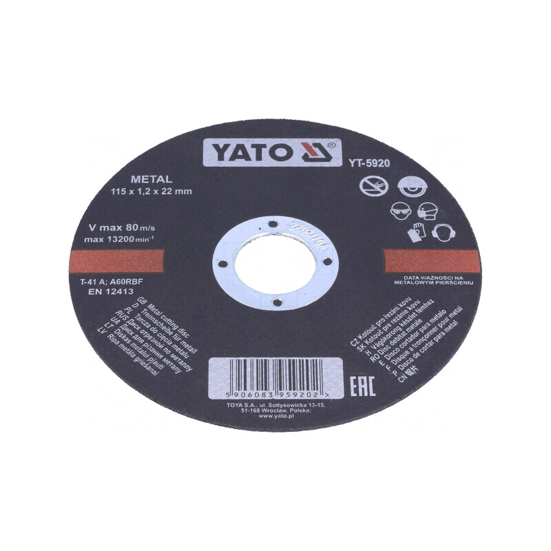 Disc de Tăiere Metal și Oțel 115mm | Electronic-mag.ro | Componente Electronice