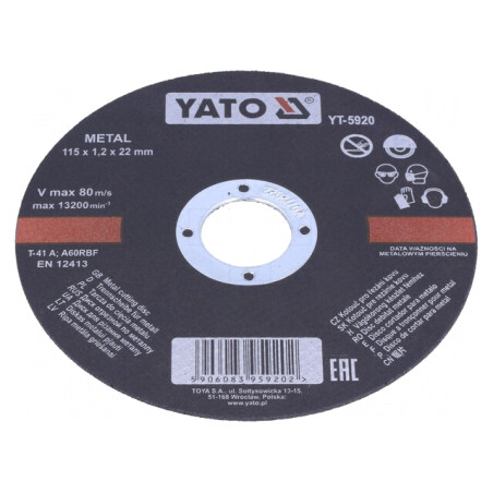 Disc de Tăiere Metal și Oțel 115mm | Electronic-mag.ro | Componente Electronice