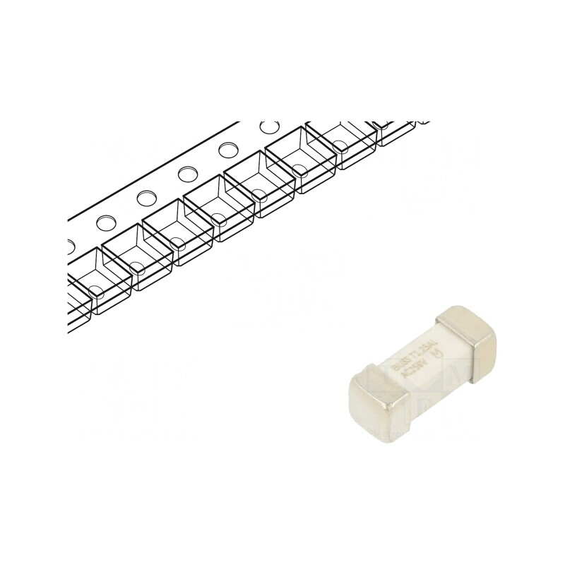 Siguranță Întârziată 1,25A 250VAC SMD | Electronic-mag.ro | Componente Electronice