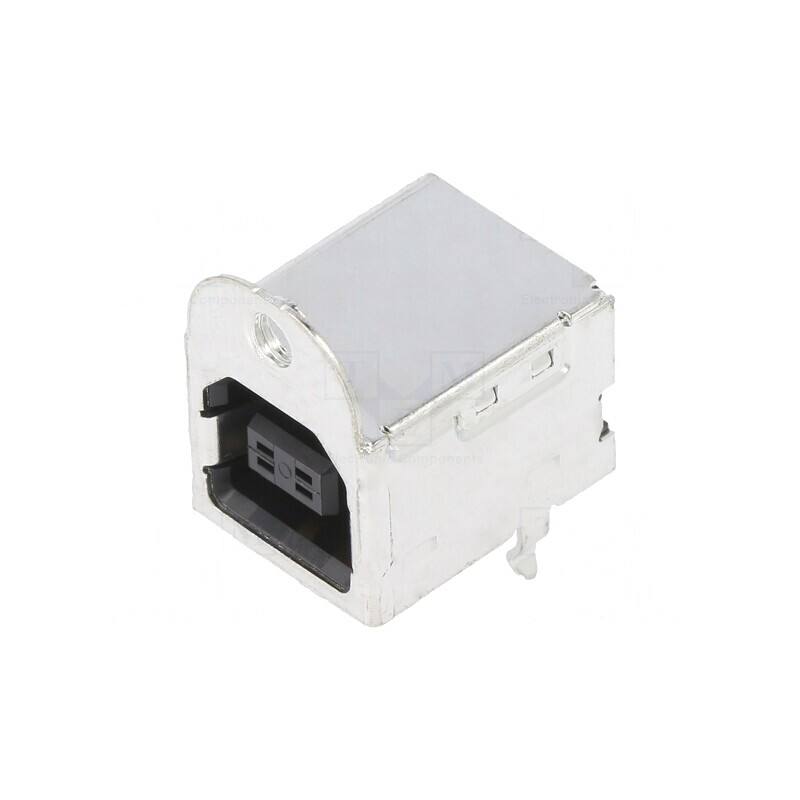Soclu USB A PCB THT 90° USB 2.0 Aurit | Electronic-mag.ro | Componente Electronice