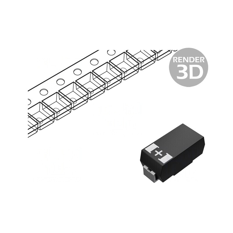 Condensator Tantal-Polimer 33uF 10V SMD | Electronic-mag.ro | Componente Electronice Condensator Tantal-Polimer 33uF 10V SMD | Electronic-mag.ro | Componente Electronice