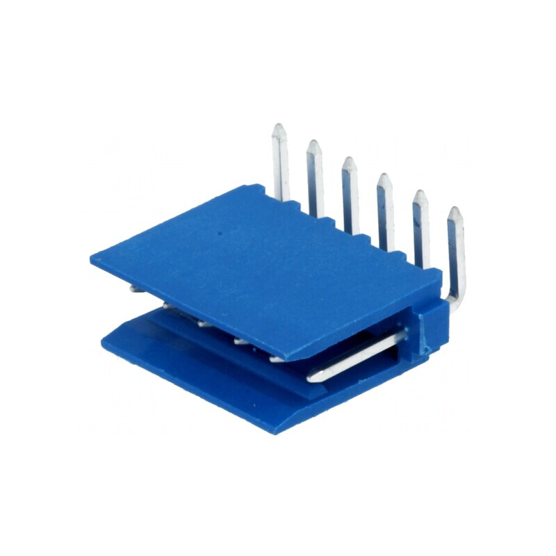 Soclu Cablu-Placă HE14 2.54mm 6 Pin THT 3A Cositorit | Electronic-mag.ro | Componente Electronice