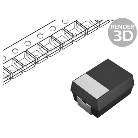 Condensator Tantal Low ESR 15uF 35V SMD 2917 | Electronic-mag.ro | Componente Electronice