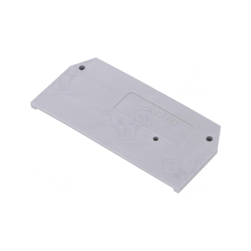 Capac Final Gri pentru Profil Aluminiu | Electronic-mag.ro | Componente Electronice