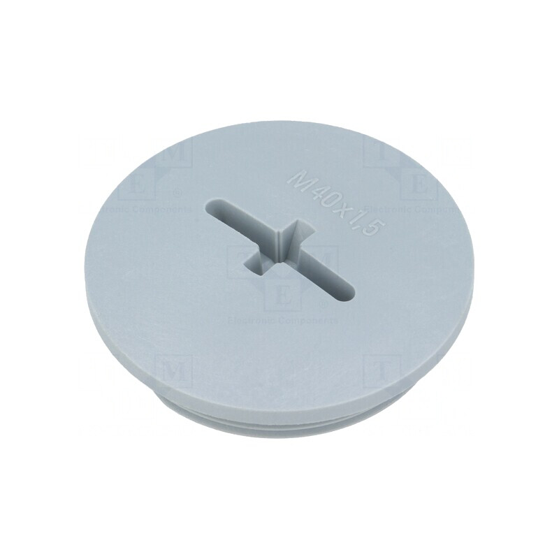 Capac protecție poliamidă gri 8mm IP54 | Electronic-mag.ro | Componente Electronice