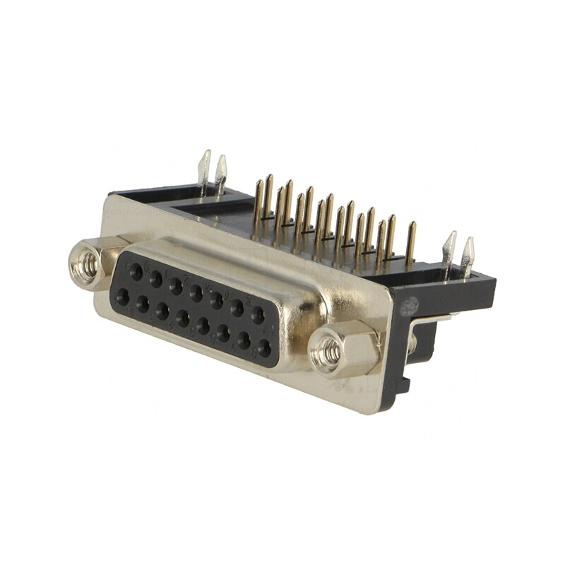 D-Sub 15 Pin Soclu Mamă 90° THT UNC 4-40 -55÷105°C | Electronic-mag.ro | Componente Electronice D-Sub 15 Pin Soclu Mamă 90° THT UNC 4-40 -55÷105°C | Electronic-mag.ro | Componente Electronice